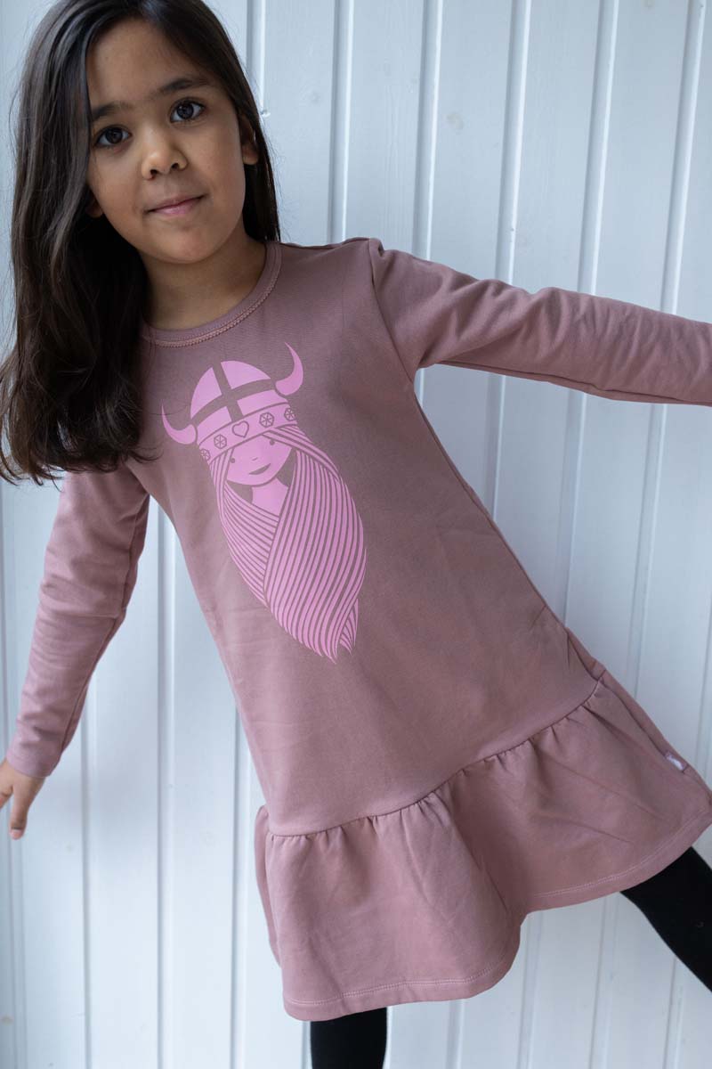 Kjole til børn med viking