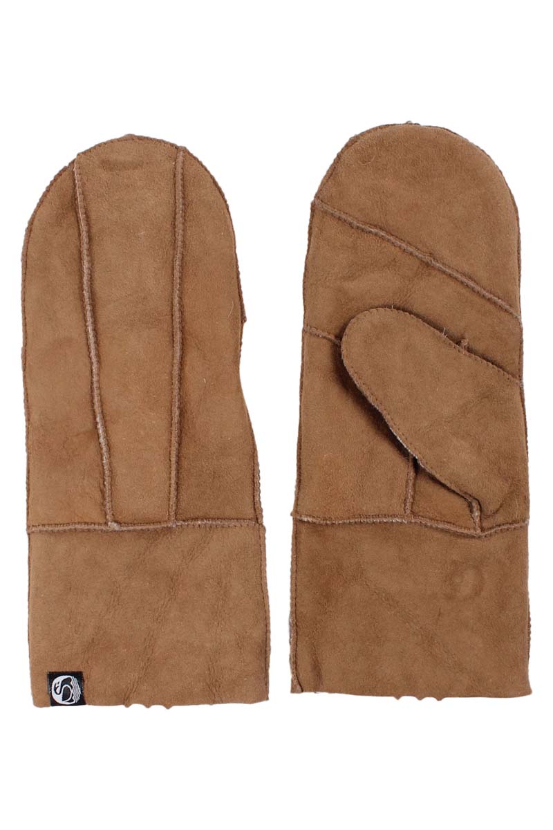 No Waste Sheepskin Gloves Cognac