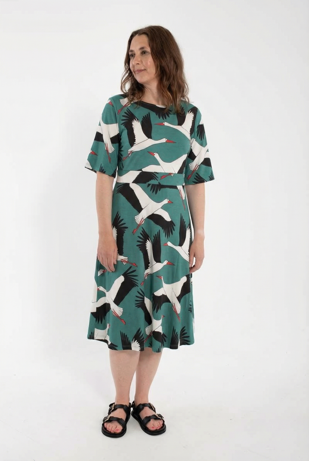 ORGANIC - Daneviborg Interlock Dress Light Slate BIGSTORK