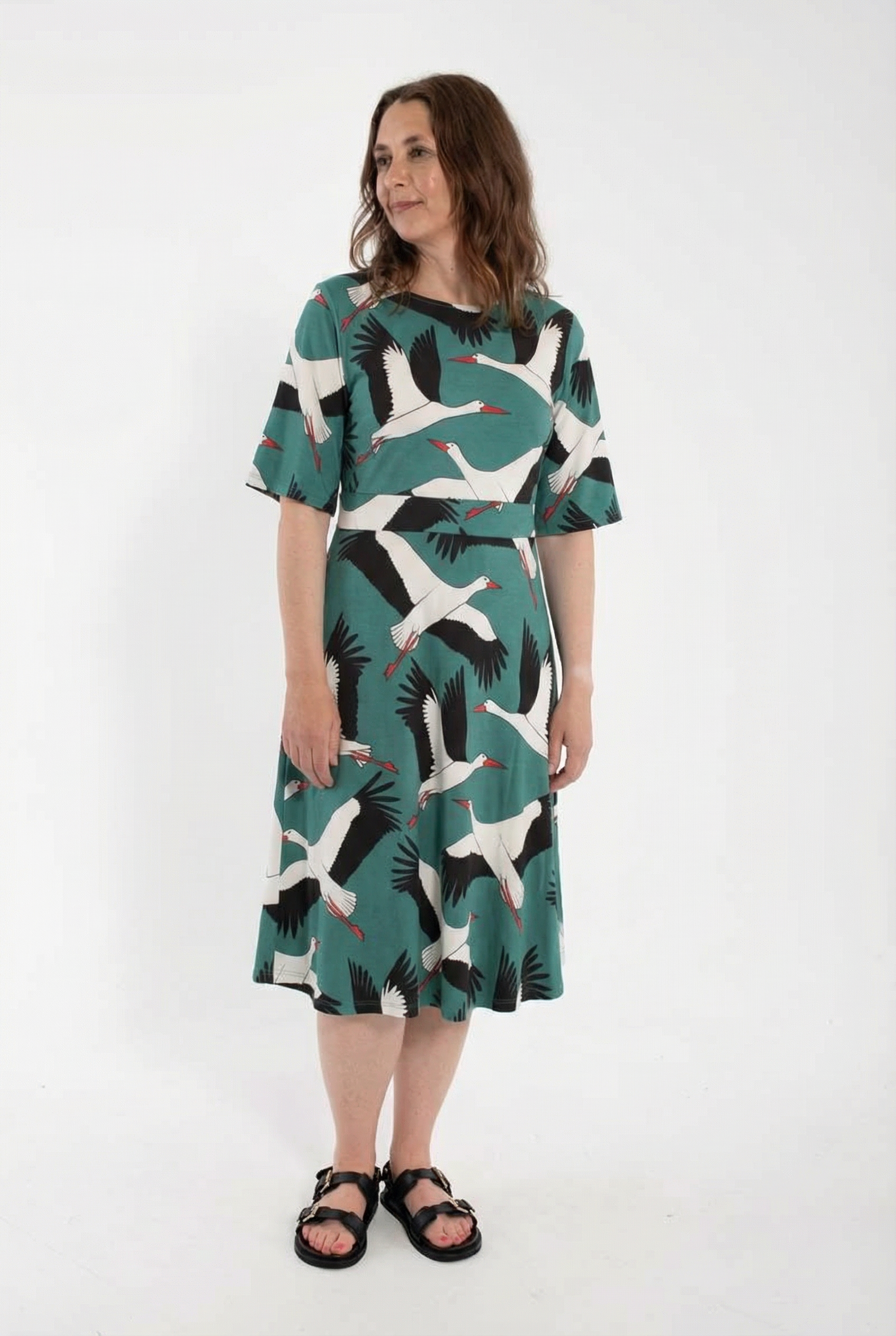 ORGANIC - Daneviborg Interlock Dress Light Slate BIGSTORK