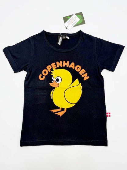 T-shirt med andeprint