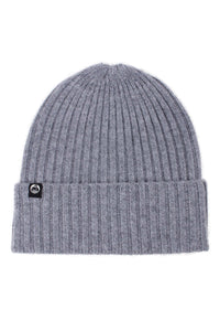 ESS - Cashmere Rib Beanie Grey