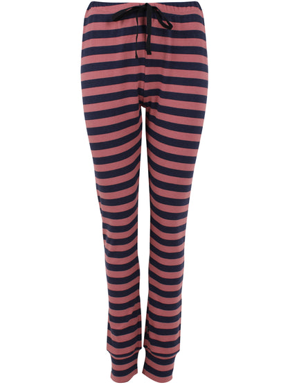 ESS - Danesandvig Loungepants Dk Rose Beige/Navy