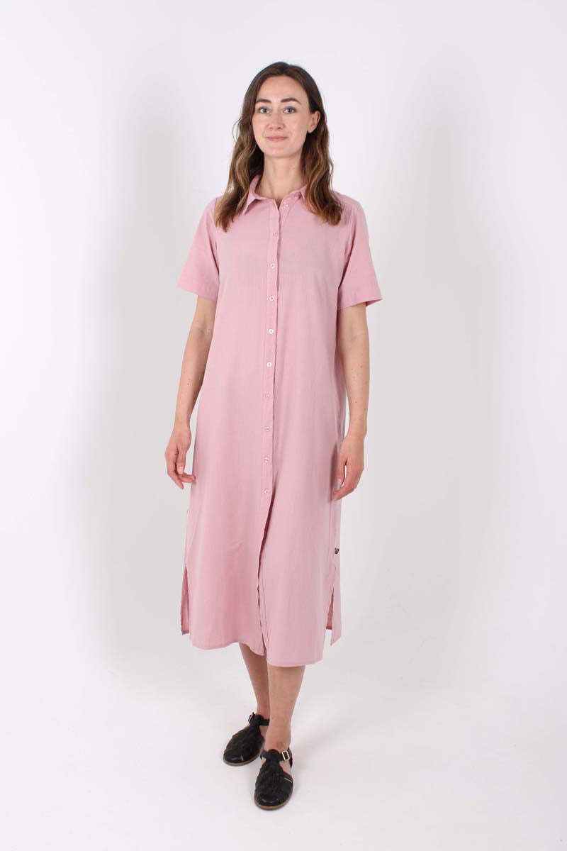 Danepippi SS Seersucker Kleid Cold Rose