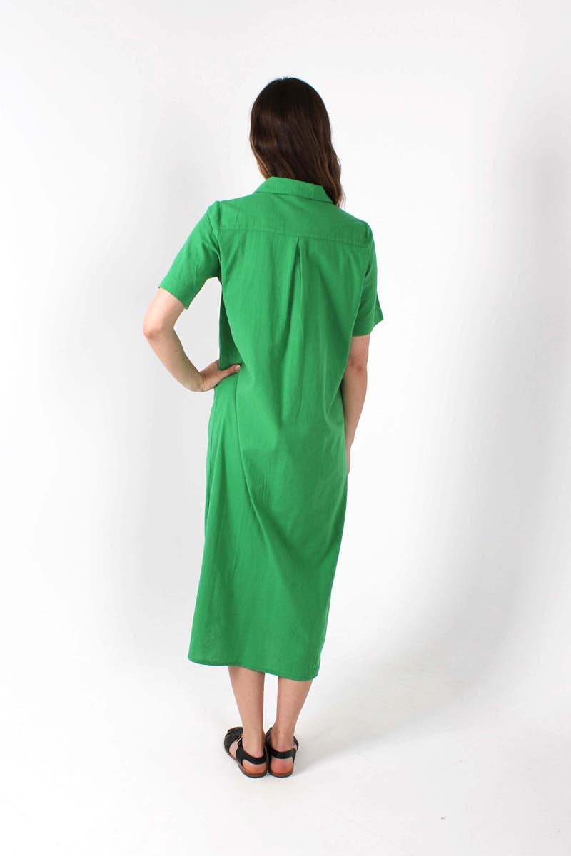 Danepippi SS Seersucker Kleid Grün