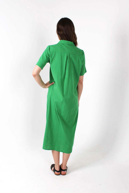 Danepippi SS Searsucker Dress Green
