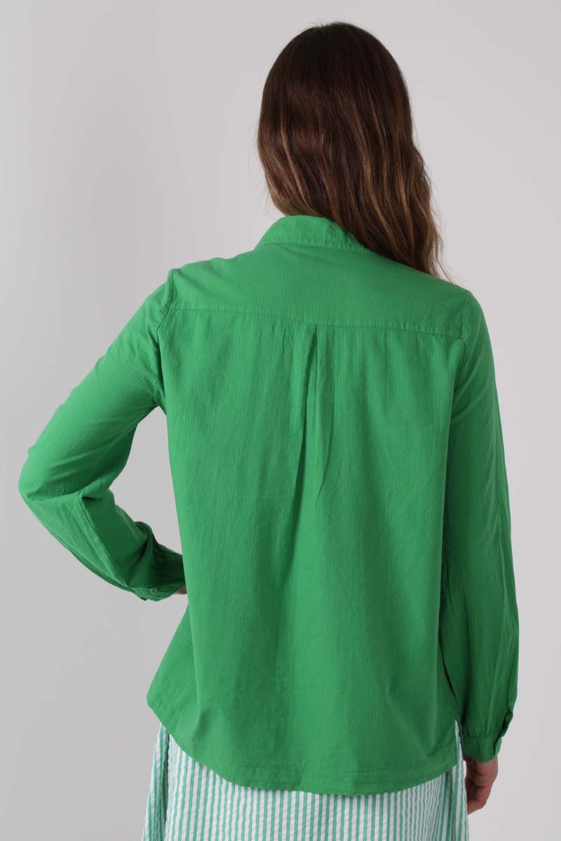 Danerosemary Seersucker Shirt Green