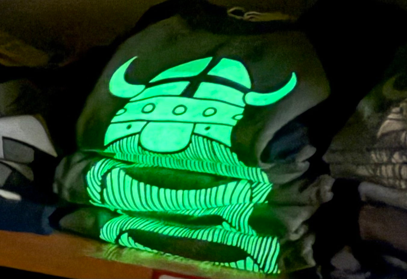 Danewarrior Hoodie Dark Slate ERIK ( GLOW IN THE DARK )