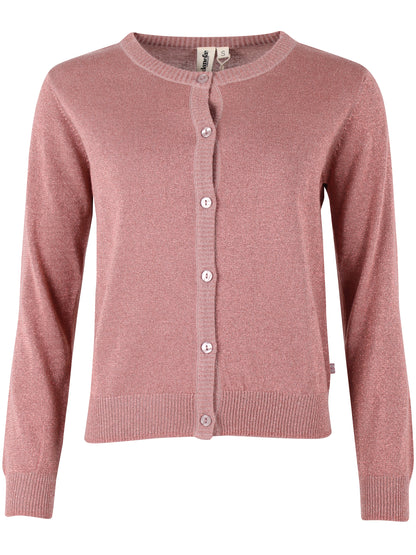 Danesaga Glitter Cardigan Rose Beige