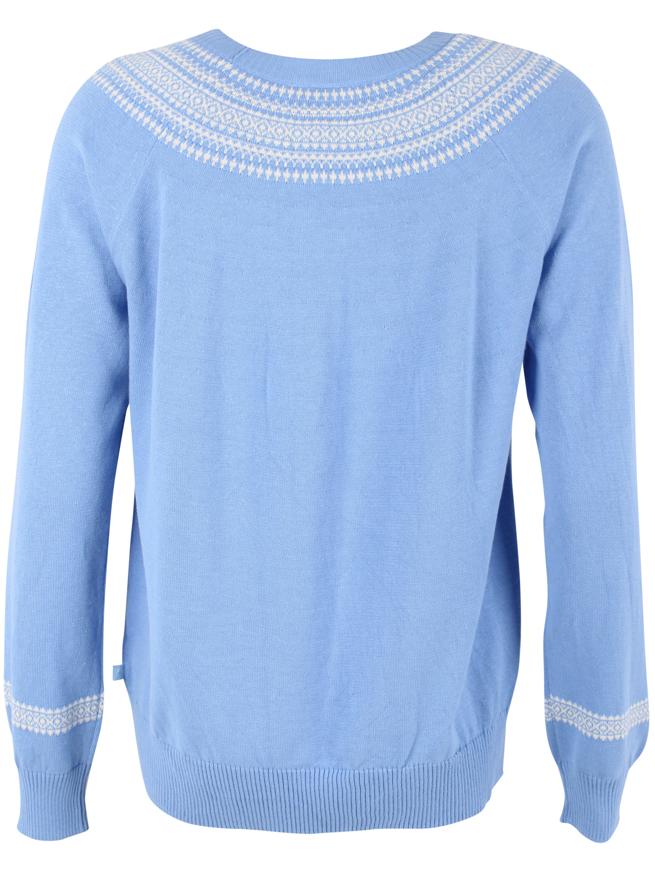 Danebright Light Cotton Knit Sweater Waterblue/Chalk