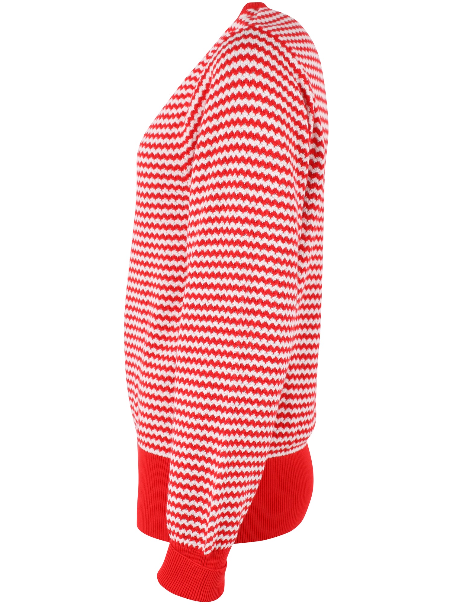 Danefox Pearl Knit Sweater Summer Red/Chalk