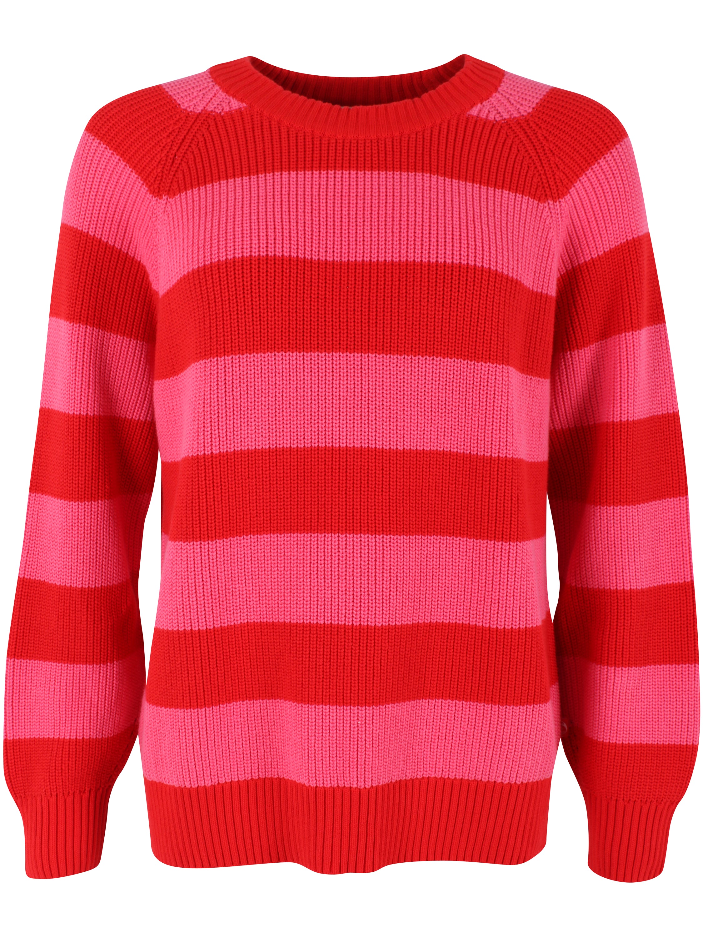 Danejumbo Rib Sweater Summer Red/Bright Pink