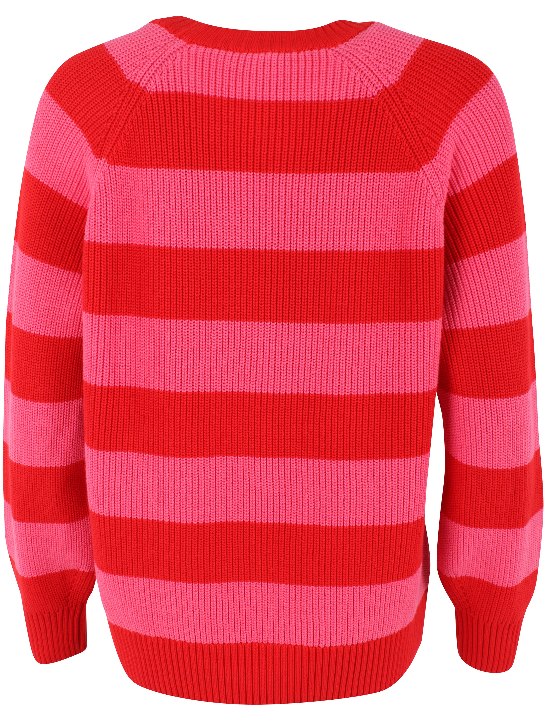 Danejumbo Rib Sweater Summer Red/Bright Pink