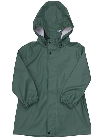 Grøn Regnfrakke til børn 