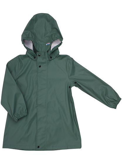 Grøn Regnfrakke til børn 