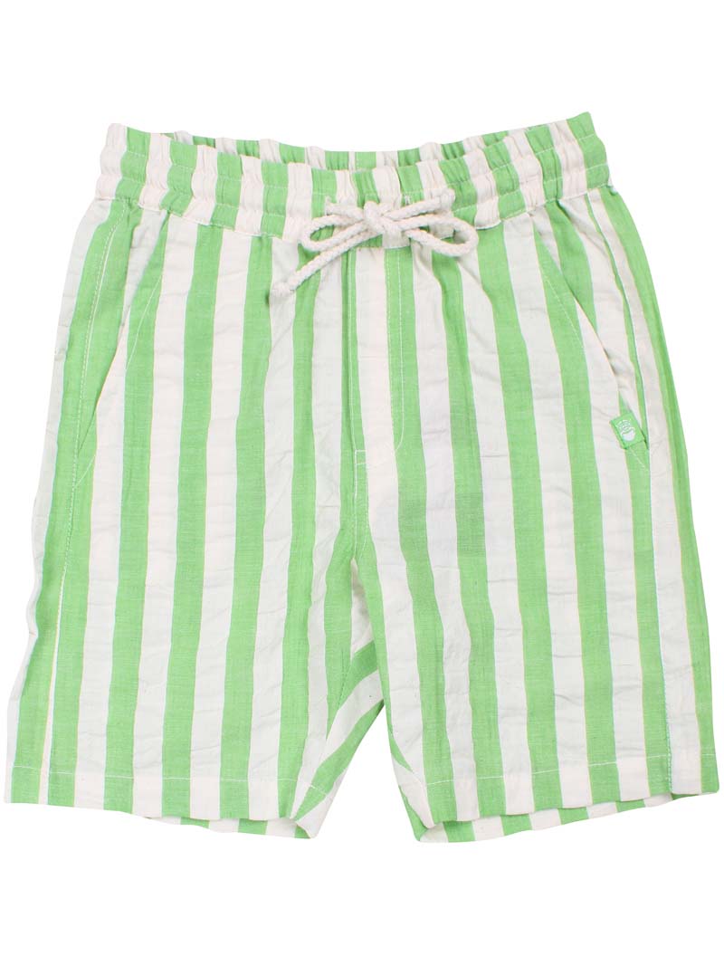 Danegorm Searsucker Shorts Bright Green/Chalk