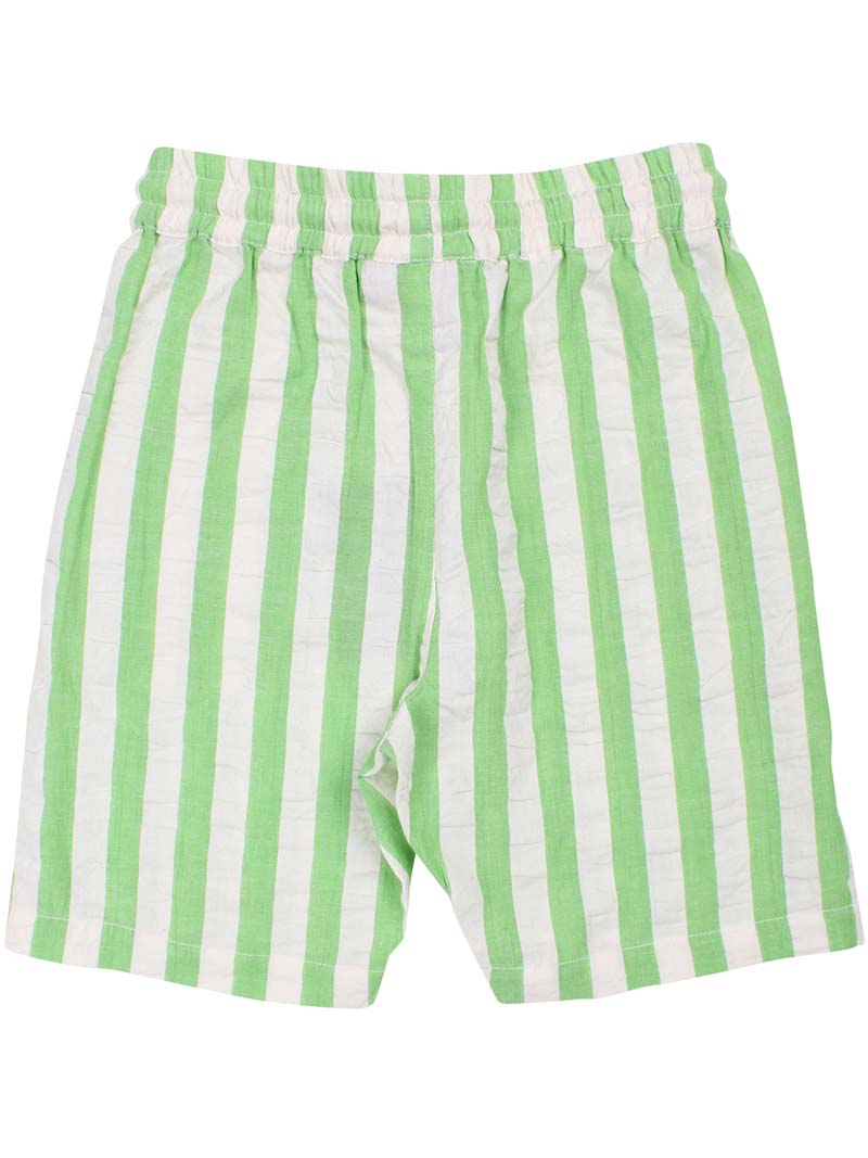 Danegorm Searsucker Shorts Bright Green/Chalk