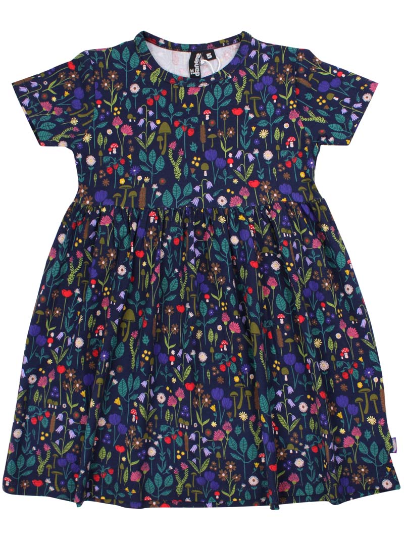 Daneshellfish Modal Dress Navy BOTANICAL