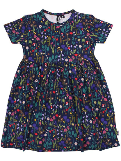 Daneshellfish Modal Dress Navy BOTANICAL