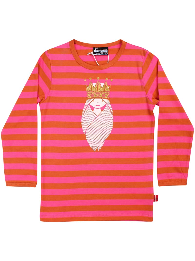 Danebasic Longsleeve Pink/Light Rust PRINSESSE