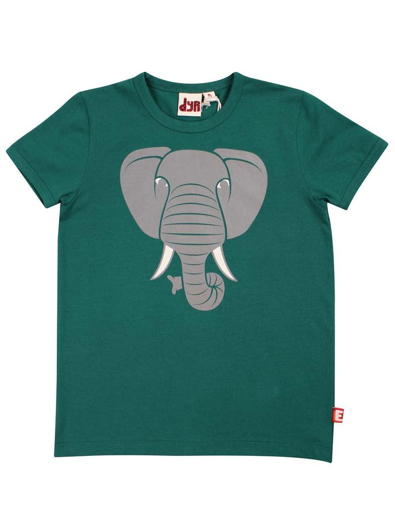 T-shirt til børn med elefant