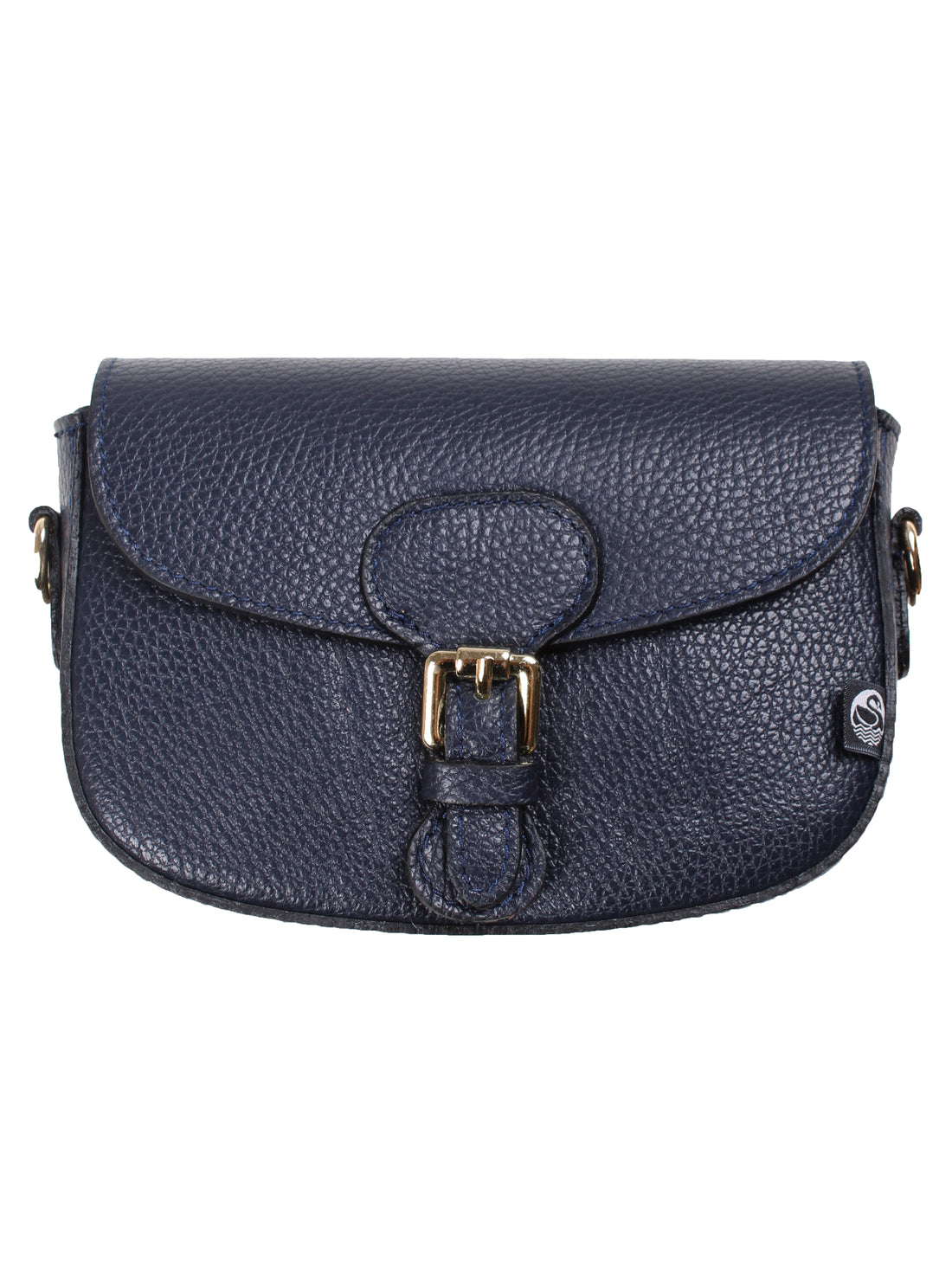 Danebernadotte Leather Shoulder Bag Dark Navy