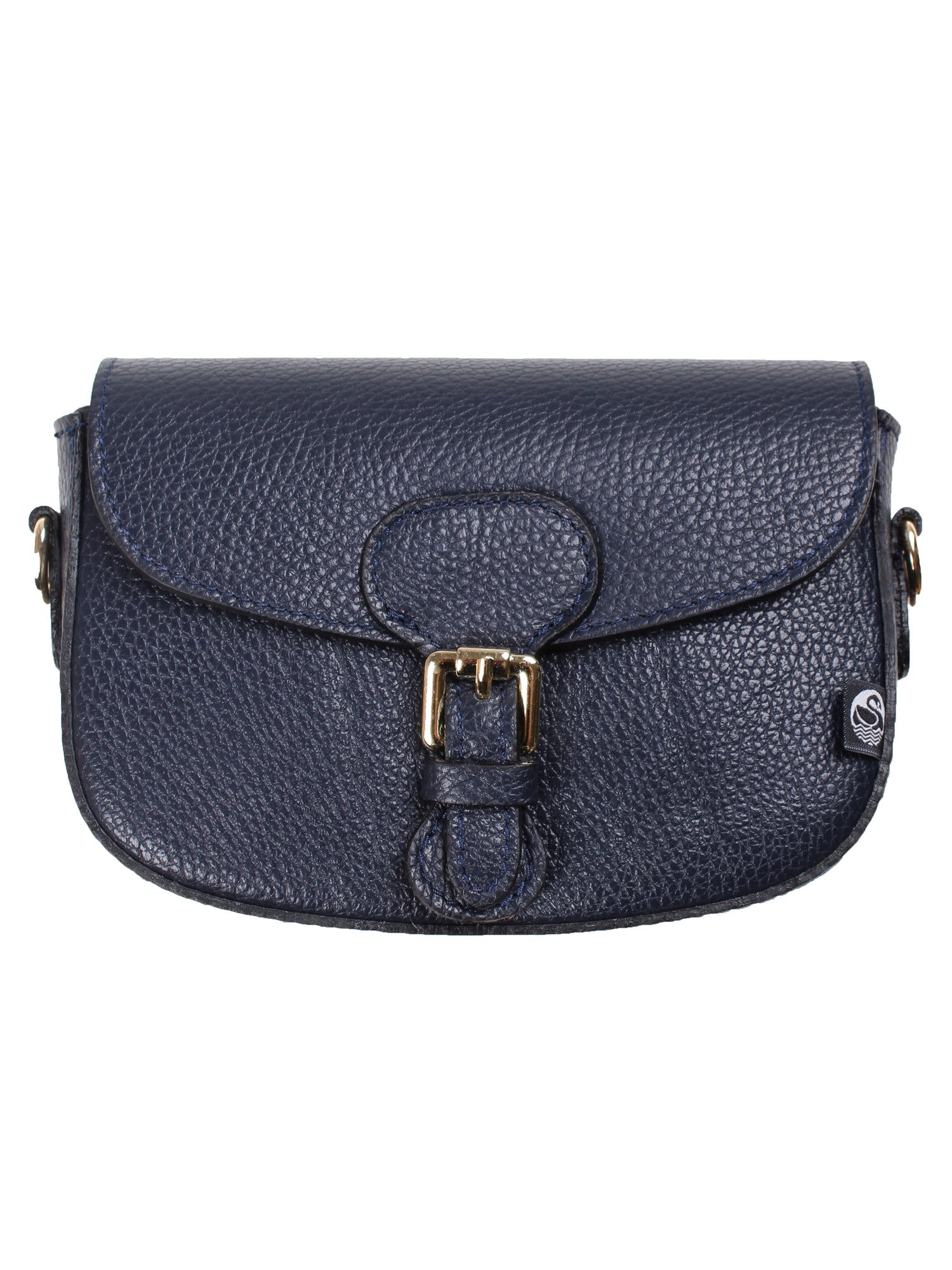 Danebernadotte Leather Shoulder Bag Dark Navy