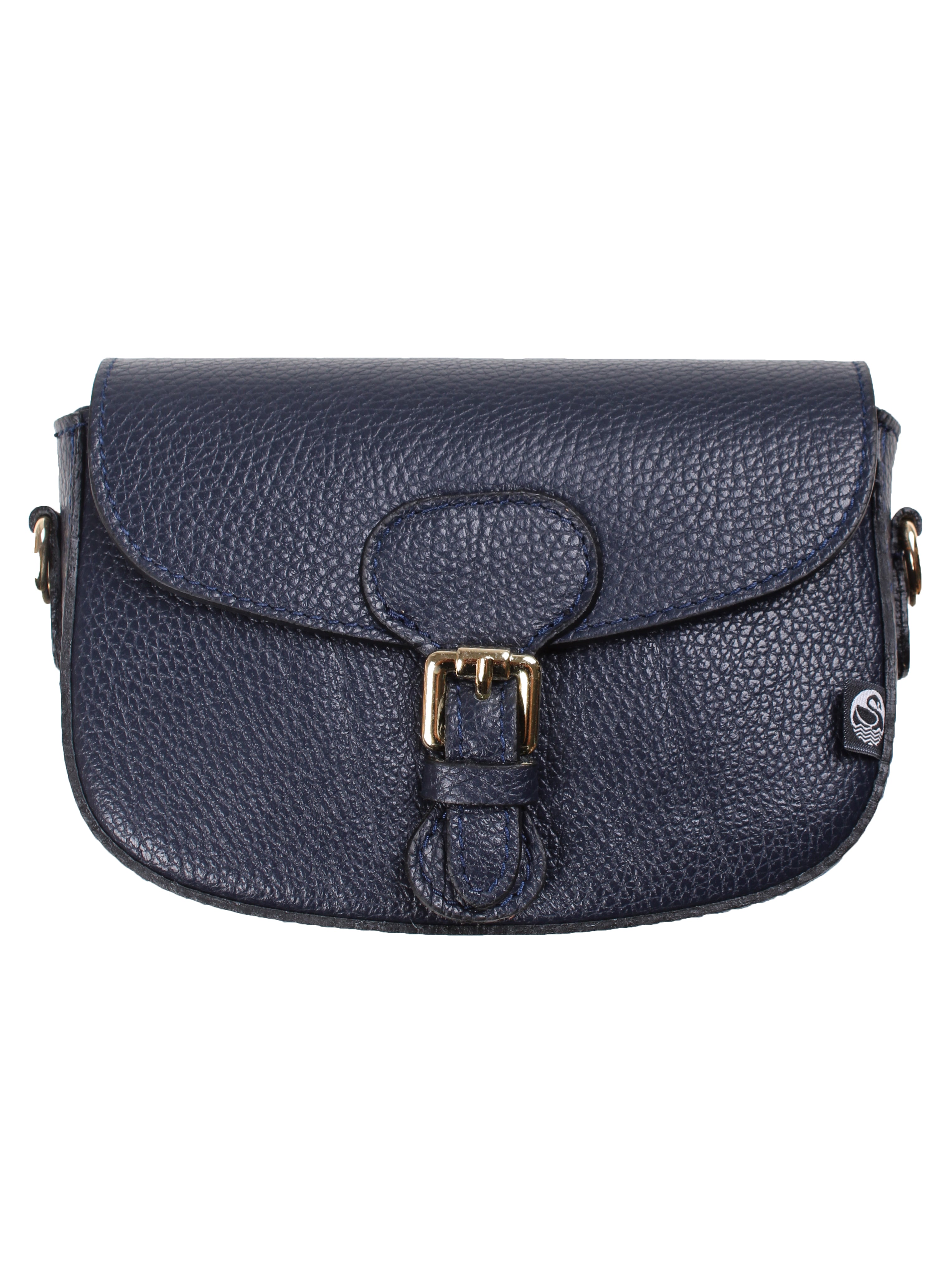 Danebernadotte Leather Shoulder Bag Dark Navy