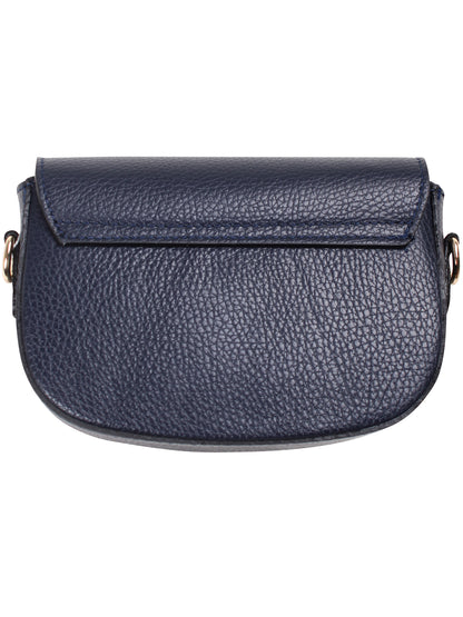 Danebernadotte Leather Shoulder Bag Dark Navy