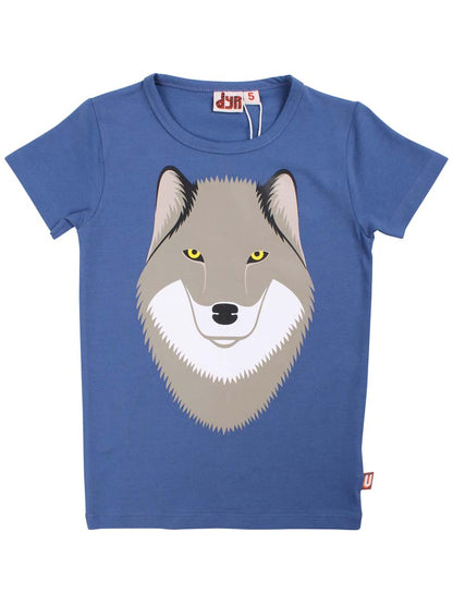 t-shirt til børn med ulv