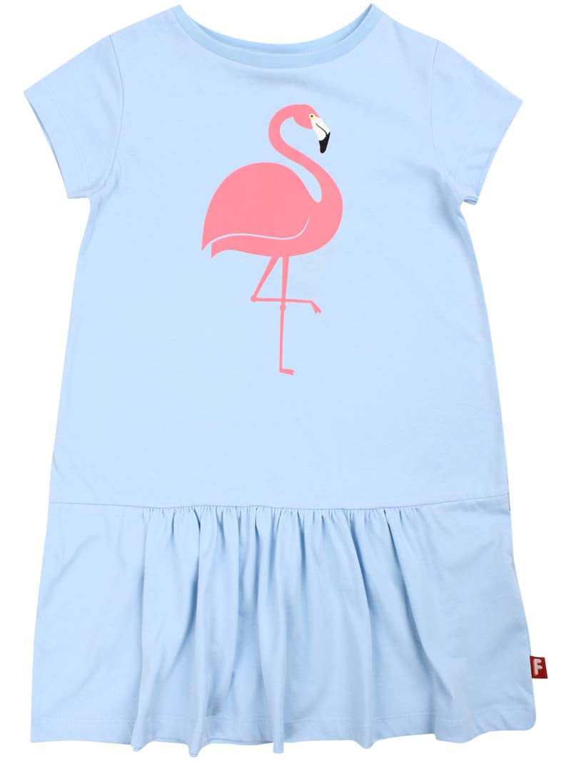 Dyrperky SS Dress Baby Blue FLAMINGO