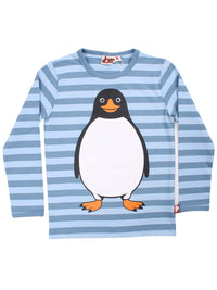 Dyrroar T AOP/STRIB Porcelaine/Baby Blue PINGVIN