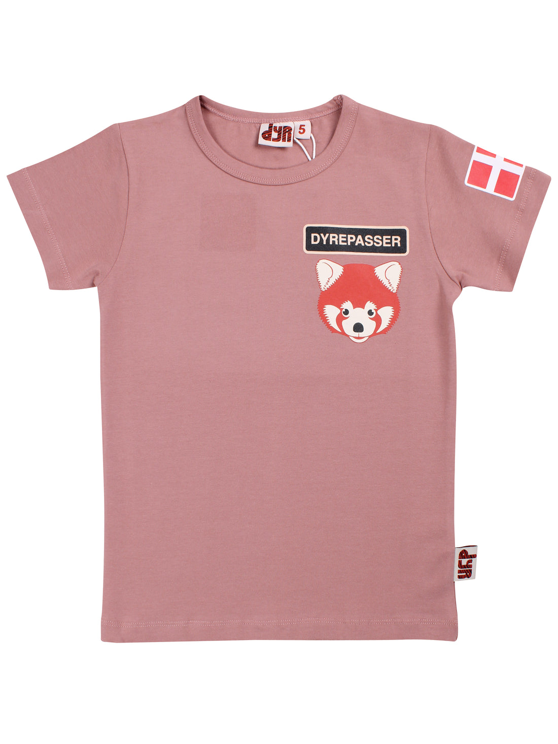 Pet Sitter T-shirt Dk Rose Beige RED PANDA