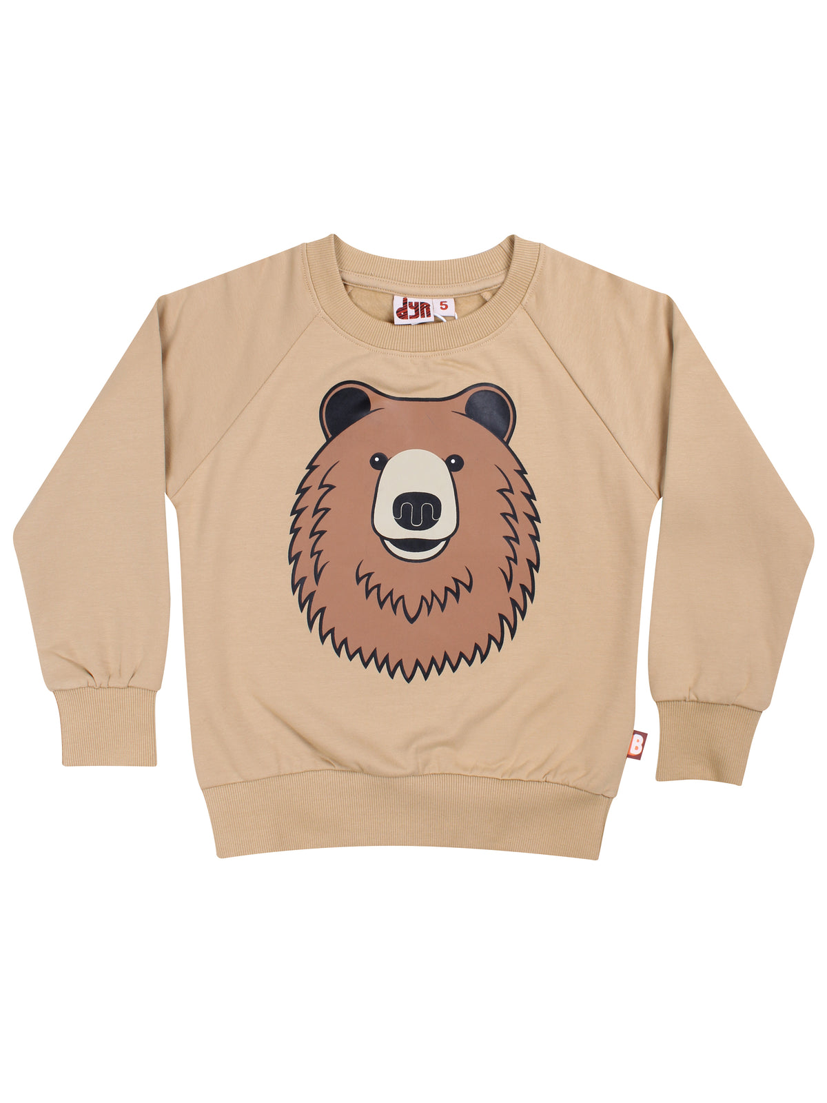 Sweater til Børn med Brun Bjørn