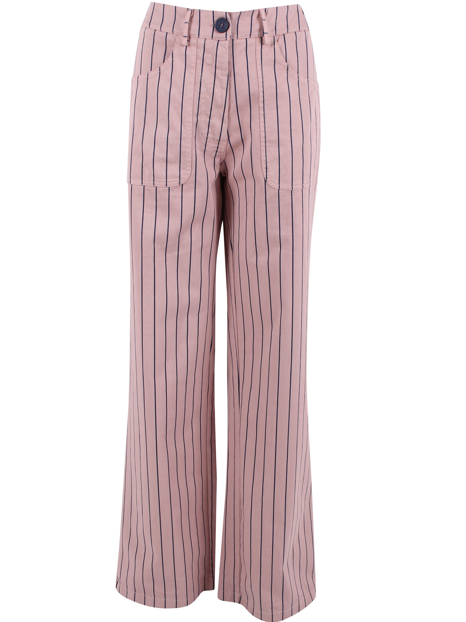 Danedaisy Stretch Canvas Pants Light Rose/Dk Navy