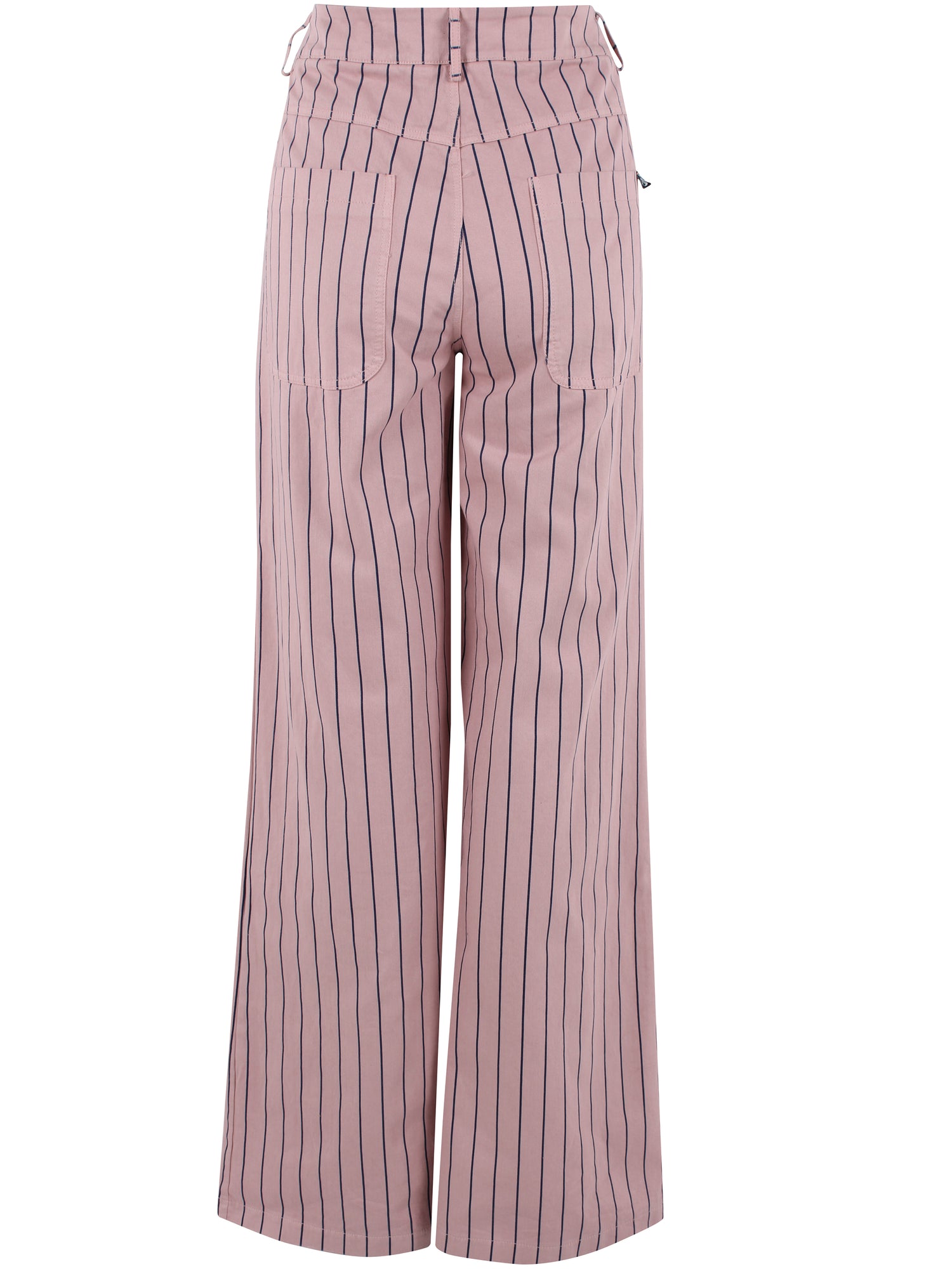 Danedaisy Stretch Canvas Pants Light Rose/Dk Navy