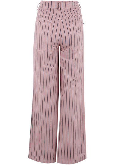 Danedaisy Stretch Canvas Pants Light Rose/Dk Navy