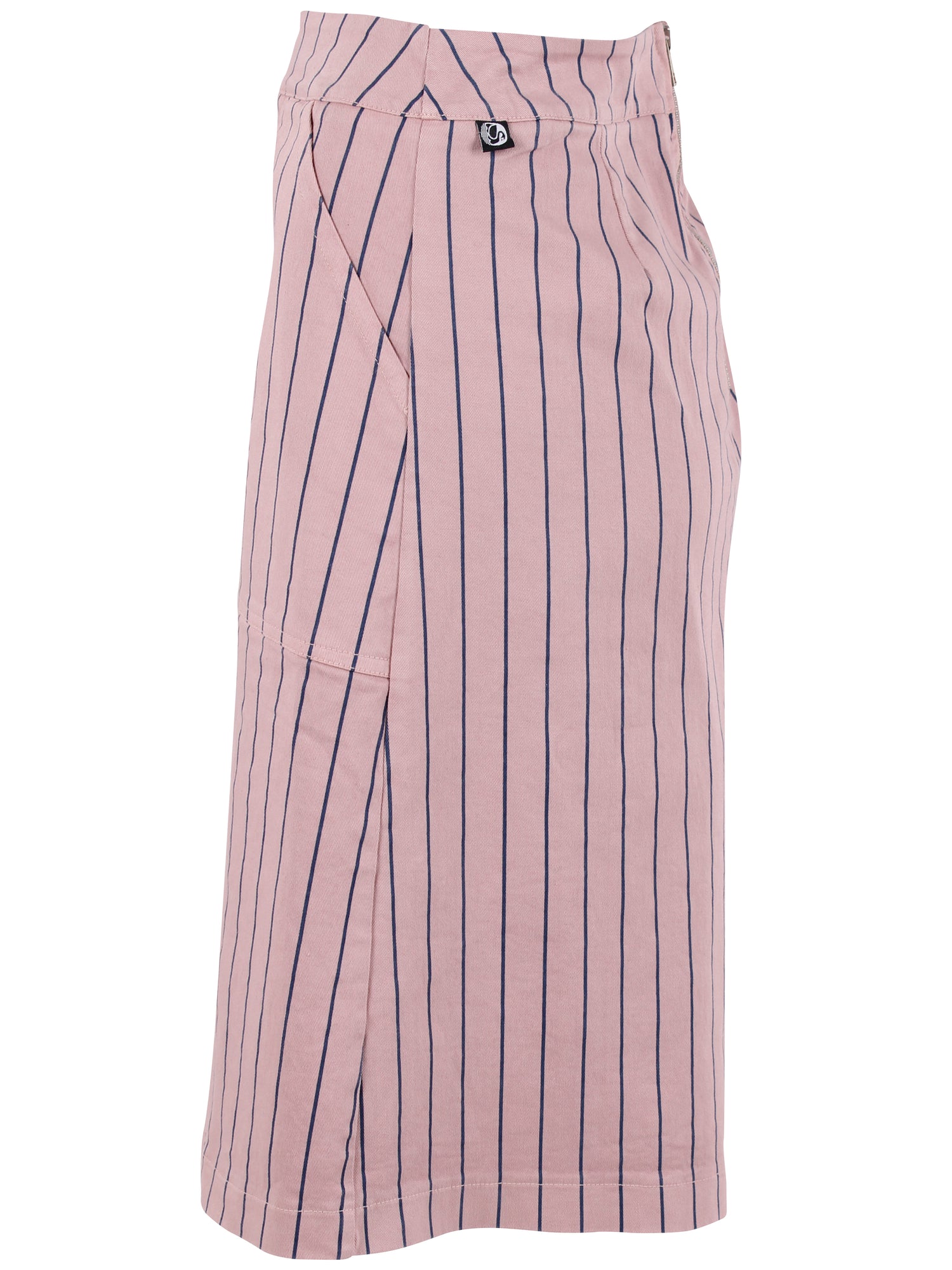 Danekage Stretch Canvas Skirt Light Rose/Dk Navy