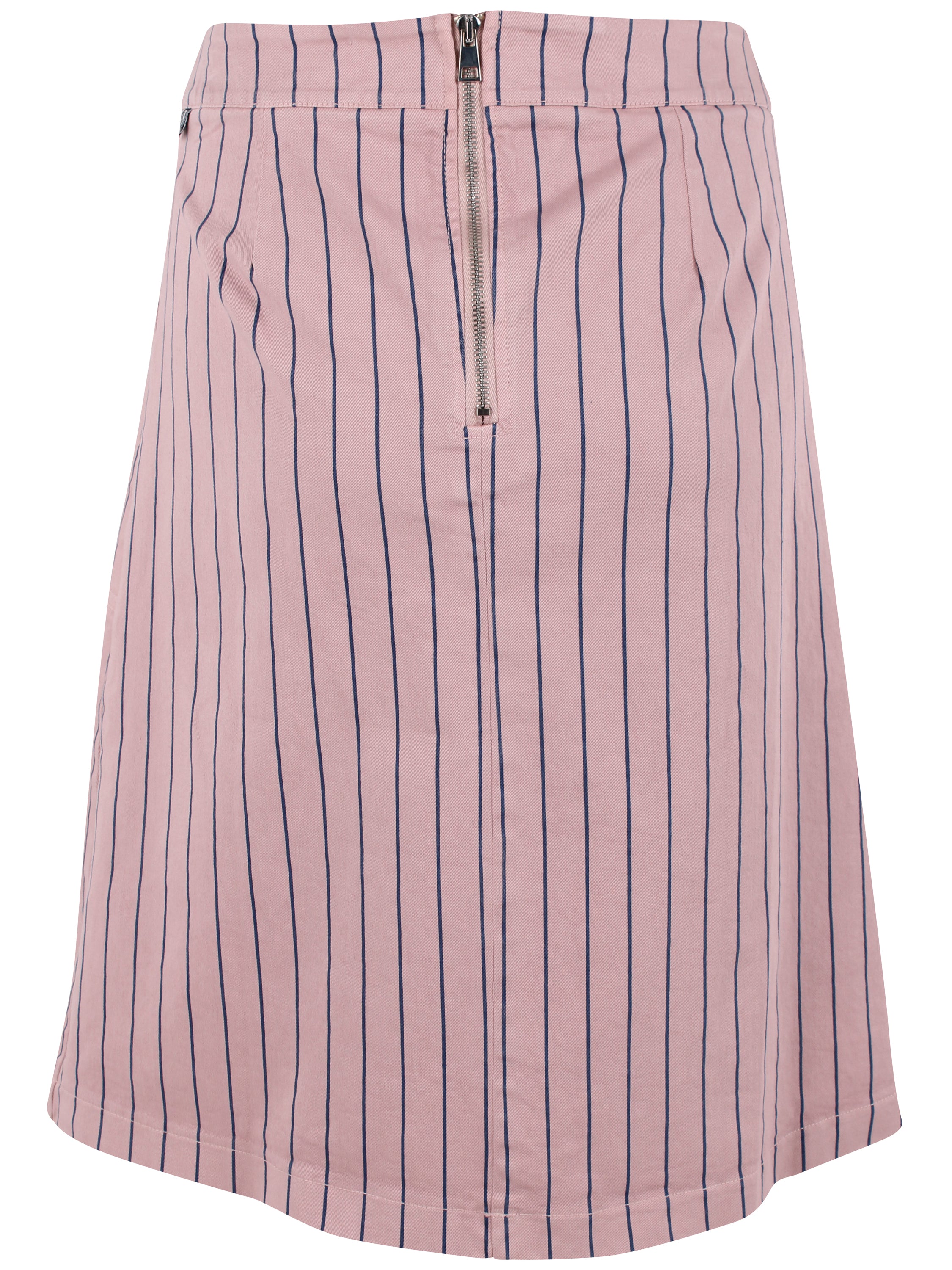 Danekage Stretch Canvas Skirt Light Rose/Dk Navy