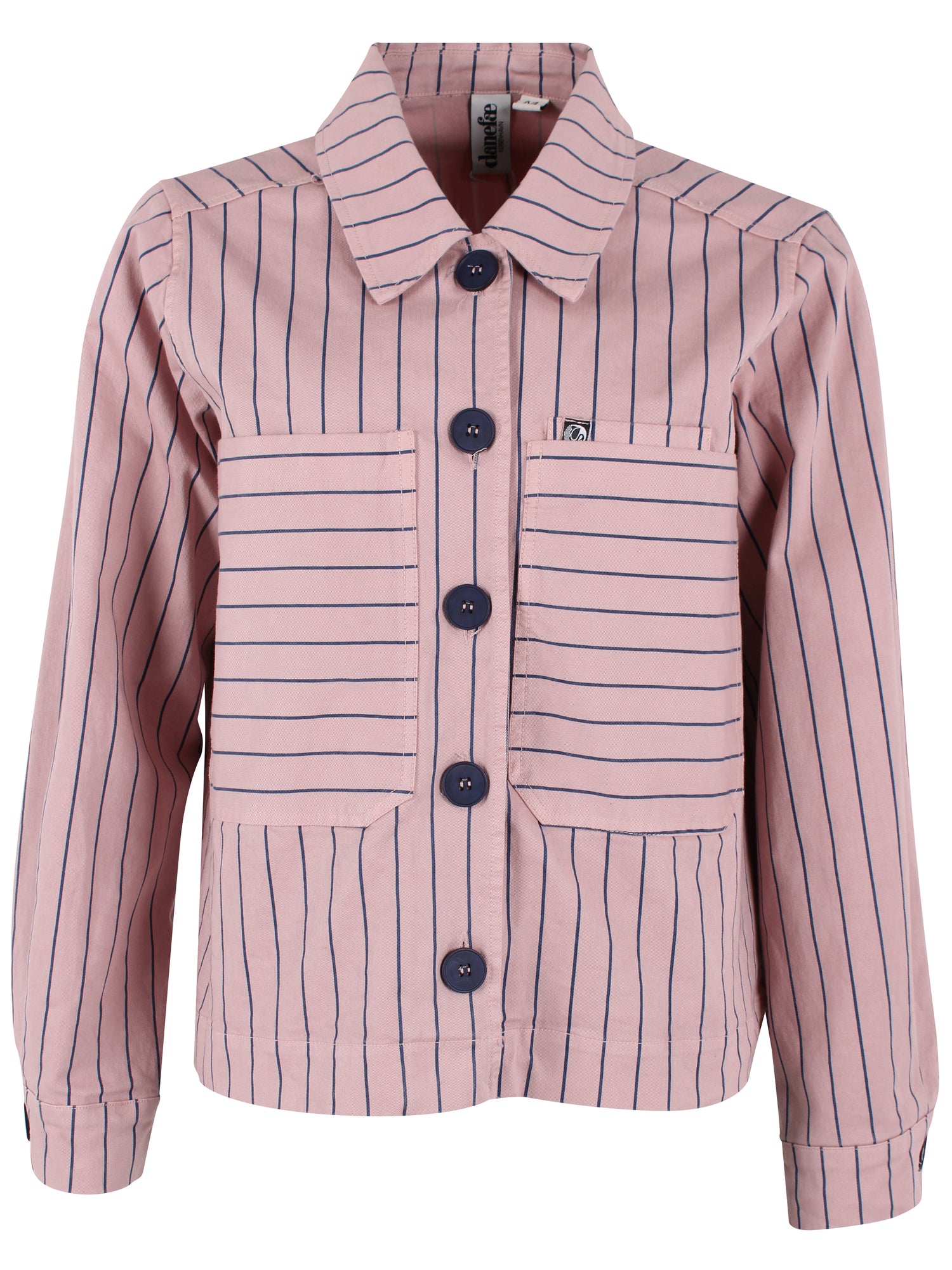 Daneprairie Stretch Canvas Jacket Light Rose/Dk Navy