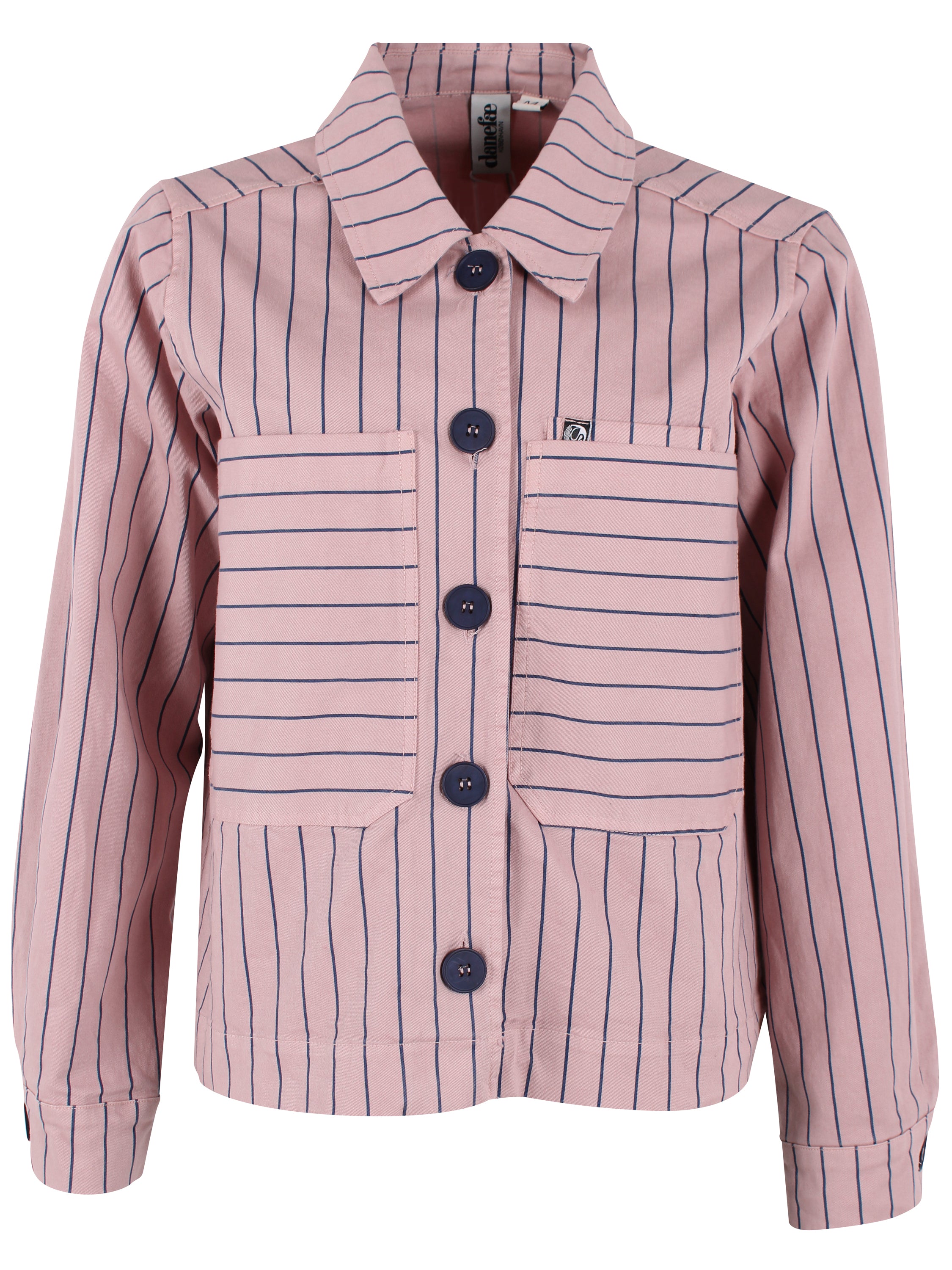 Daneprairie Stretch Canvas Jacket Light Rose/Dk Navy