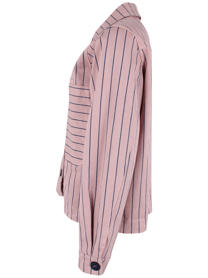 Daneprairie Stretch Canvas Jacket Light Rose/Dk Navy