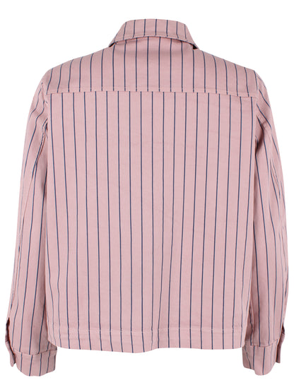 Daneprairie Stretch Canvas Jacket Light Rose/Dk Navy