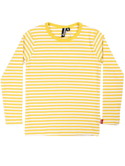 Danefilm LS Tee Faded Yellow/Chalk