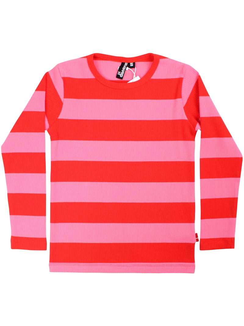 Danefilm LS Tee Summer Red/Bright Pink