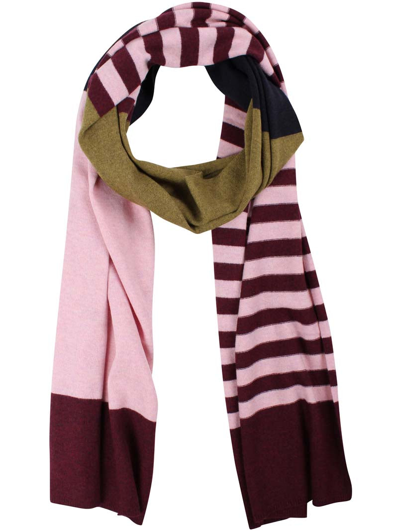 Danebundle-up Merino Scarf Section Dark Bordeaux