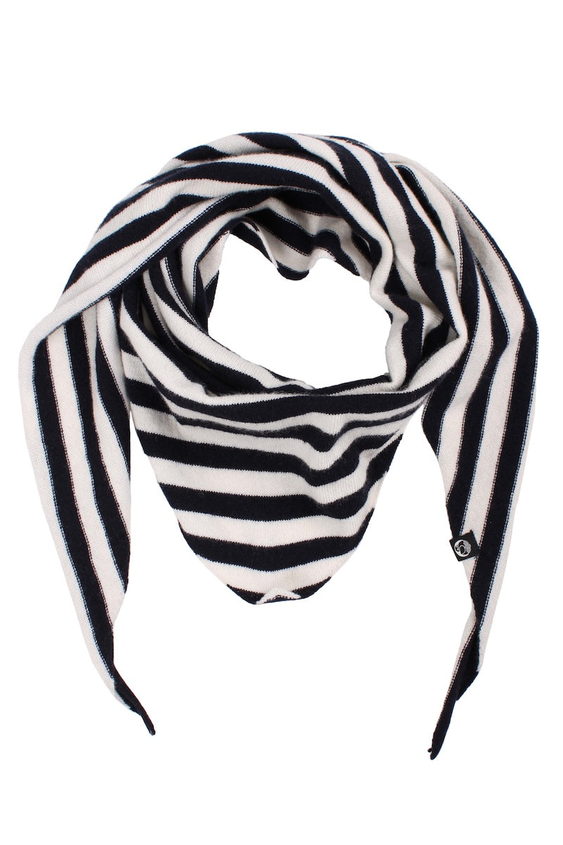 Danechic Merino Scarf - Navy/chalk