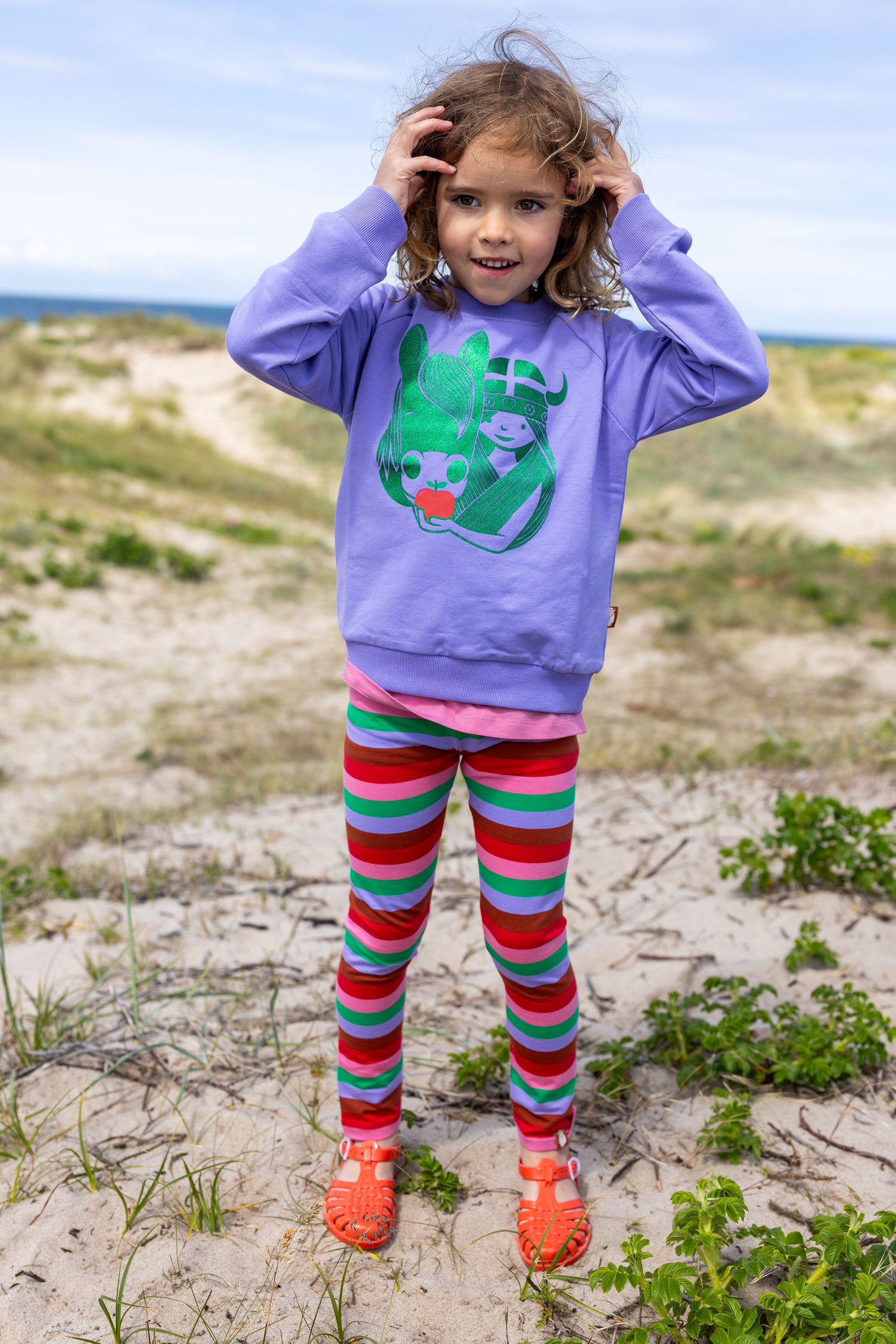 Danamerika Sweat Light Lilac IDUNN (Glitter)