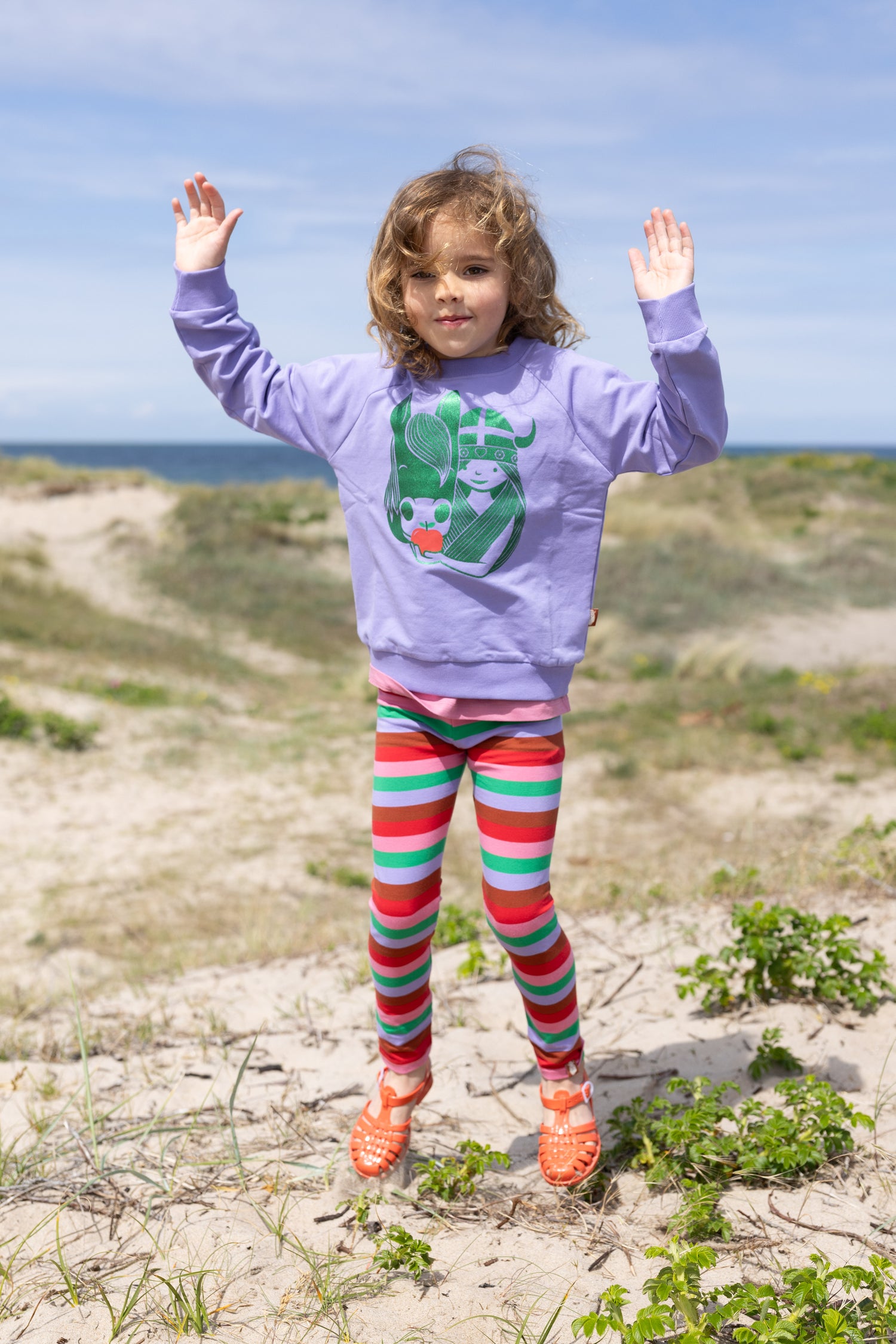 Danamerika Sweat Light Lilac IDUNN (Glitter)