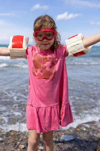 Danebasic Banana Dress Soft Cherry IDUNN